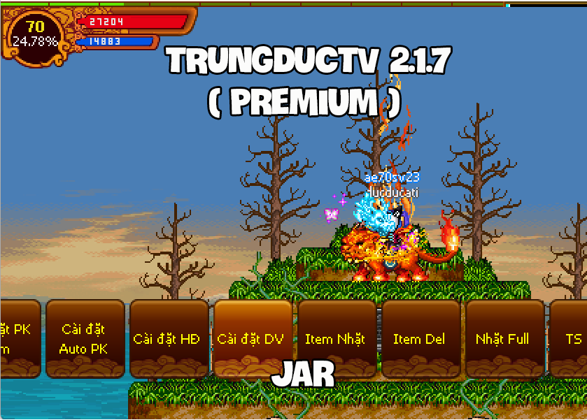 TRUNGDUCTV 2.1.7 : Phiên Bản Premium (Jar)